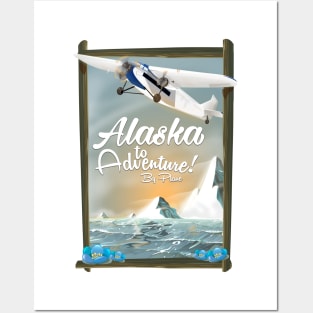 Alaska Adventure travel poster Posters and Art